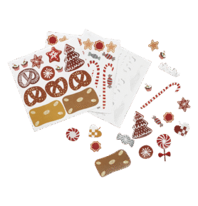 FABELAB Dekorační set Perníková chaloupka