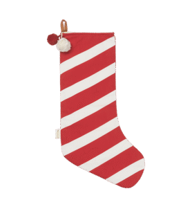 FABELAB Vánoční ponožka - holly red