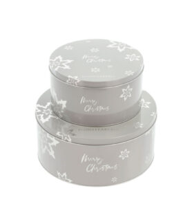 Blomsterbergs Sada plechovek na sušenky Merry Christmas