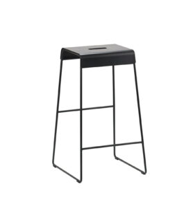 Zone Denmark Kovovová barová židle A-Stool Black 65 cm (nosnost 110 kg)