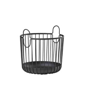 Zone Denmark Úložný kovový košík Inu Black 20x20 cm