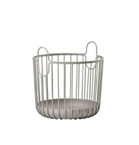Zone Denmark Úložný kovový košík Inu Taupe 20x20 cm