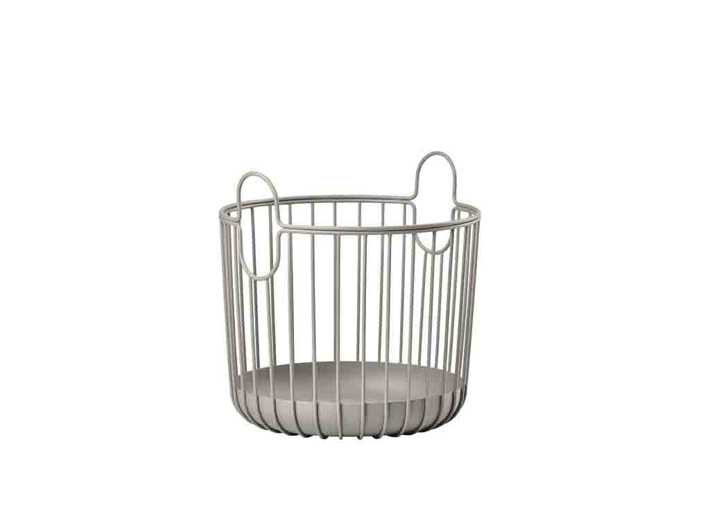 Zone Denmark Úložný kovový košík Inu Taupe 20x20 cm