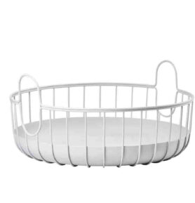 Zone Denmark Úložný kovový košík Inu Soft Grey 38x18 cm