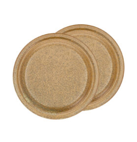 Villa Collection Porcelánový talíř Evig 20 cm Amber (sada 2 ks)