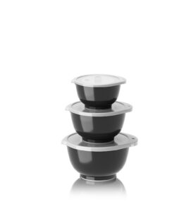 Rosti Sada kuchyňských mís Margrethe Mini 0,25+0,5+0,75L Black