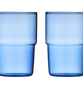 Lyngby Glas Sklenice na vodu Torino 40 cl (2 ks) Blue
