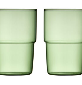 Lyngby Glas Sklenice na vodu Torino 40 cl (2 ks) Green