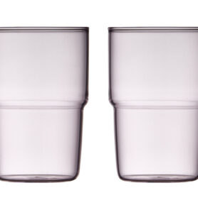 Lyngby Glas Sklenice na vodu Torino 40 cl (2 ks) Pink