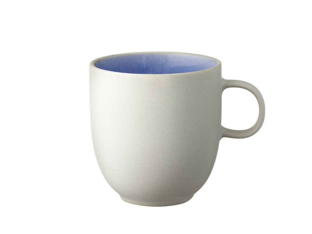 Studio Round Kameninový hrnek North 33 cl White/Shiny River