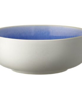 Studio Round Kameninová servírovací miska na polévku North 15 cm White/Shiny River