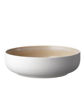 Studio Round Kameninová mísa na těstoviny North 19 cm White/Matte Sand