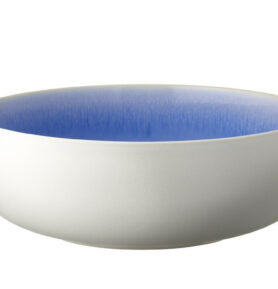 Studio Round Kameninová mísa na salát North 25 cm White/Shiny River