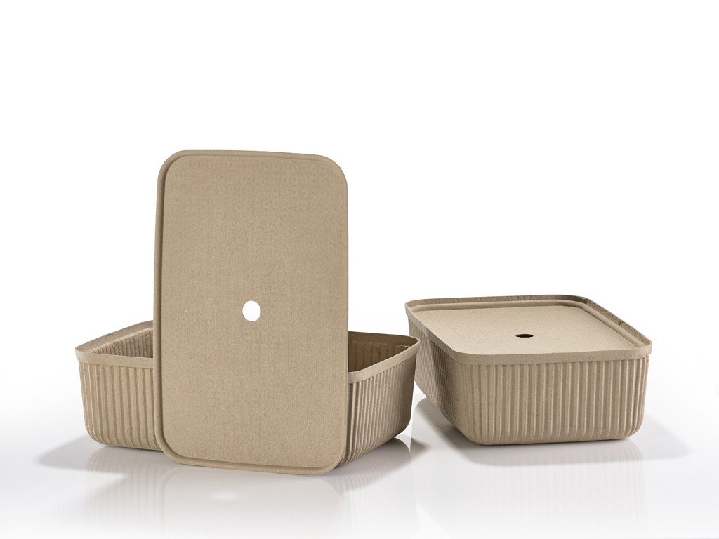 Zone Denmark Úložný box Pulp Natural Brown (sada 2 ks) 48x32 cm - Obrázek 2