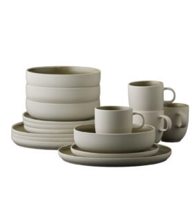 Studio Round Servírovací sada nádobí North White/Matte Moss