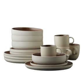 Studio Round Servírovací sada nádobí North White/Matte Bark