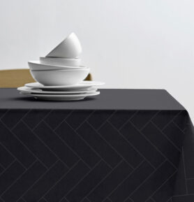 Södahl Kuchyňský ubrus ⌀180 Tiles Damask Ash