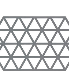 Zone Denmark Silikonová podložka pod horké Triangles Cool Grey