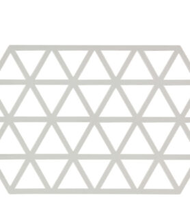 Zone Denmark Silikonová podložka pod horké Triangles Warm Grey 24 cm