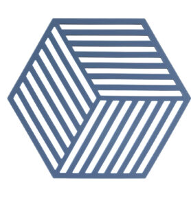 Zone Denmark Silikonová podložka pod horké Hexagon Denim