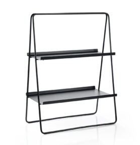Zone Denmark Kovová stojací police A-Table 75 cm Black