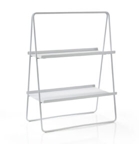 Zone Denmark Kovová stojací police A-Table 75 cm Soft Grey