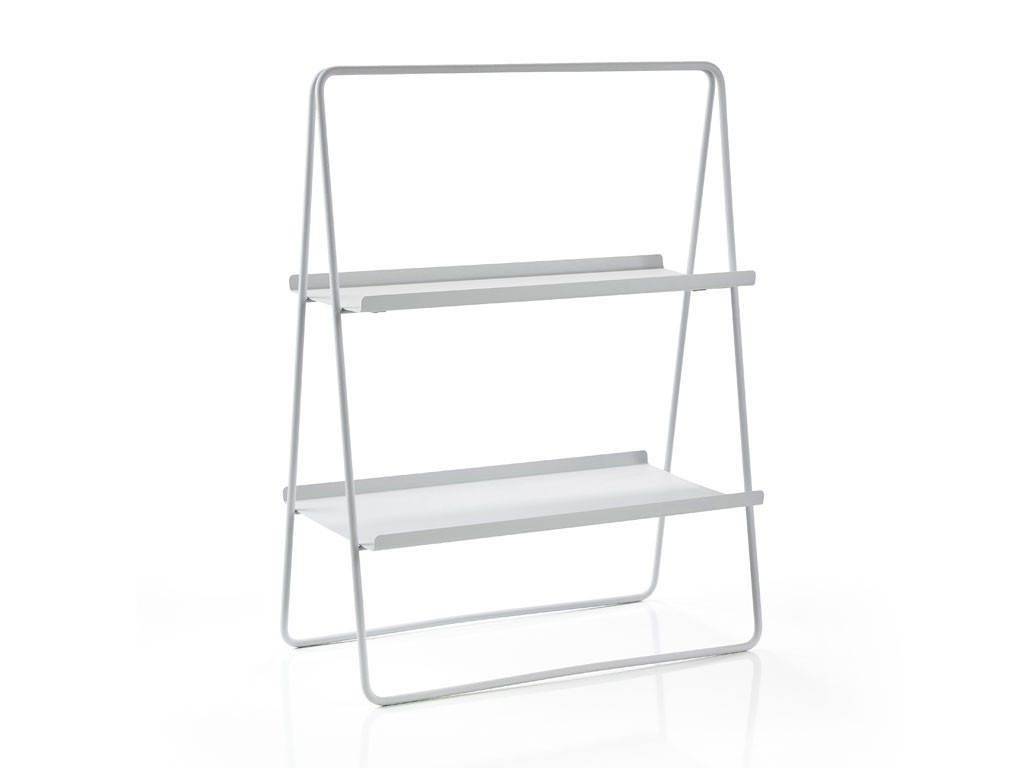 Zone Denmark Kovová stojací police A-Table 75 cm Soft Grey