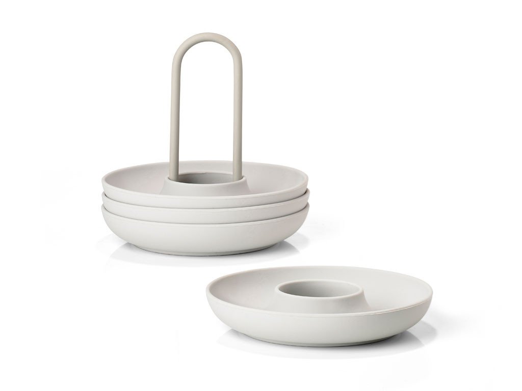 Zone Denmark Kalíšek na vajíčko Singles Warm Grey (4 ks)