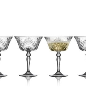 Lyngby Glas Sklenice na šampaňské Melodia 26 cl (4 ks)