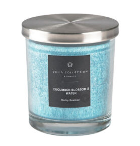 Villa Collection Vonná svíčka ve skleněné dóze s víkem Cucumber Blossom & Water (45 hodin)