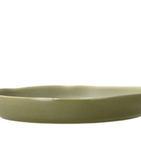 Villa Collection Kameninová servírovací mísa Shoku Pure Green 28 cm