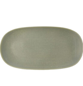 Villa Collection Kameninová servírovací tác Shoku Pure Green 34x18 cm