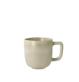 Villa Collection Kameninový hrnek s ouškem Shoku Soft Beige 23 cl