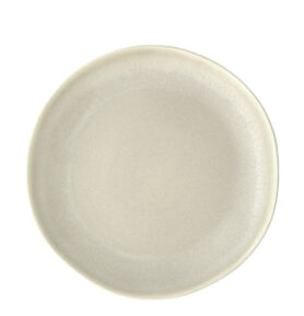 Villa Collection Kameninový mělký talíř Shoku Soft Beige 27 cm