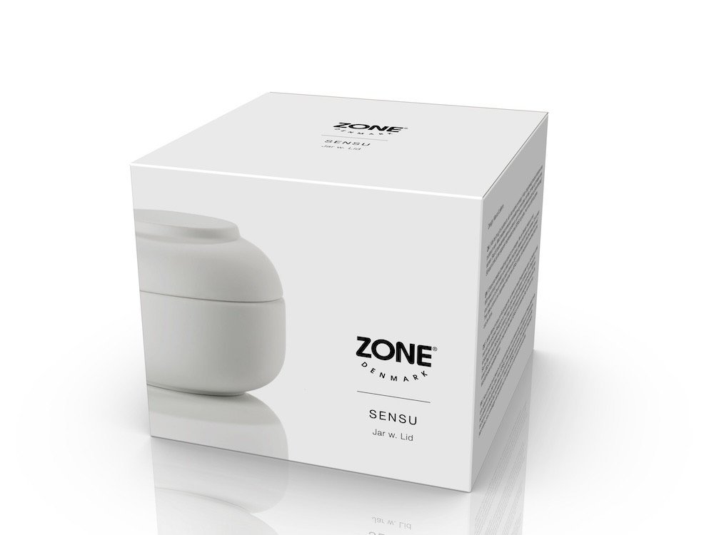 Zone Denmark Dóza s víkem 10x7,5 Sensu White - Obrázek 2
