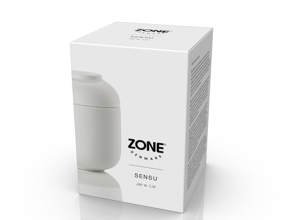 Zone Denmark Dóza s víkem 6,5x9 Sensu White - Obrázek 2