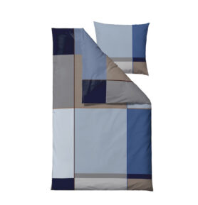 Södahl Bavlněné povlečení 140x220 Colour Block Blue