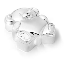 Zilverstad Krabička na první zoubek a vlásky Medvídek se srdíčkem