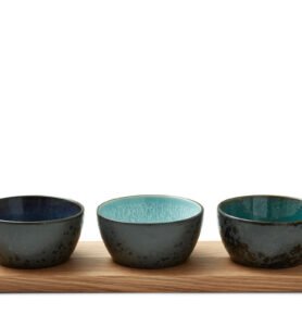 Bitz Servírovací sada Cabaret Blue/Green (průměr misky 12 cm)