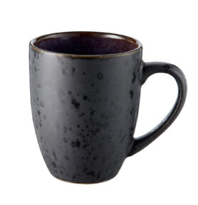 Bitz Kameninový hrnek s ouškem 30 cl Black/Dark Blue