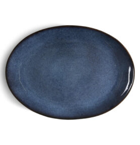 Bitz Oválná servírovací mísa 45x34cm Black/Dark Blue