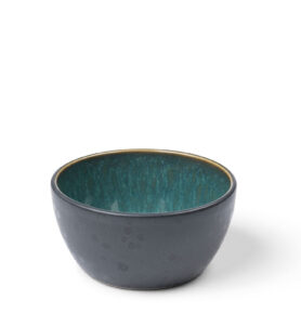 Bitz Kameninová servírovací miska 10 cm Black/Green