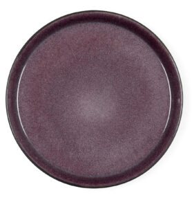 Bitz Kameninový mělký talíř 27 cm Black/Purple