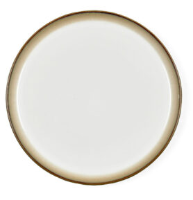 Bitz Kameninový mělký talíř 27 cm Grey/Creme