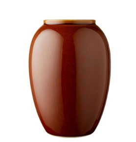 Bitz Kameninová váza 20 cm Amber