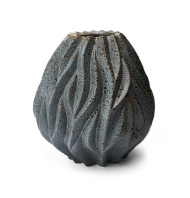 Morsø Porcelánová váza FLAME Grey 23 cm