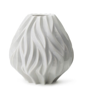 Morsø Porcelánová váza FLAME White 23 cm