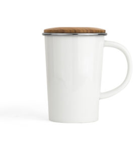 Bredemeijer Hrnek na čaj Bamboo 400ml, se sítkem a víčkem