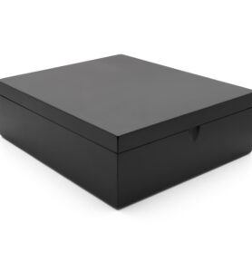 Bredemeijer Krabička na čaj Black (9 částečne modifikovatelných přehrádek)