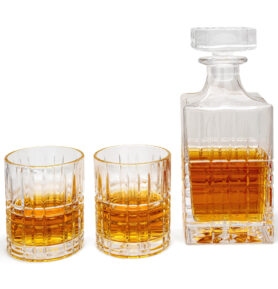 Leopold Vienna Whiskey sada Aspiran (karafa a 2 sklenice)